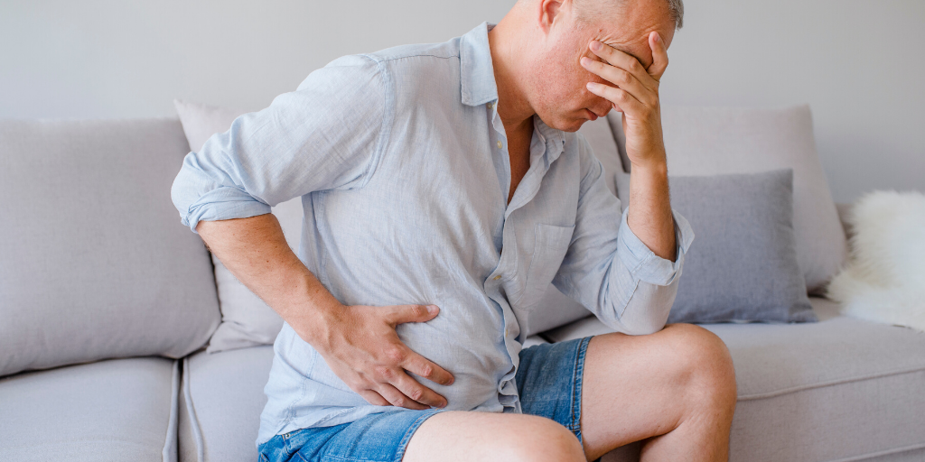 abdominal pain diagnosis in men